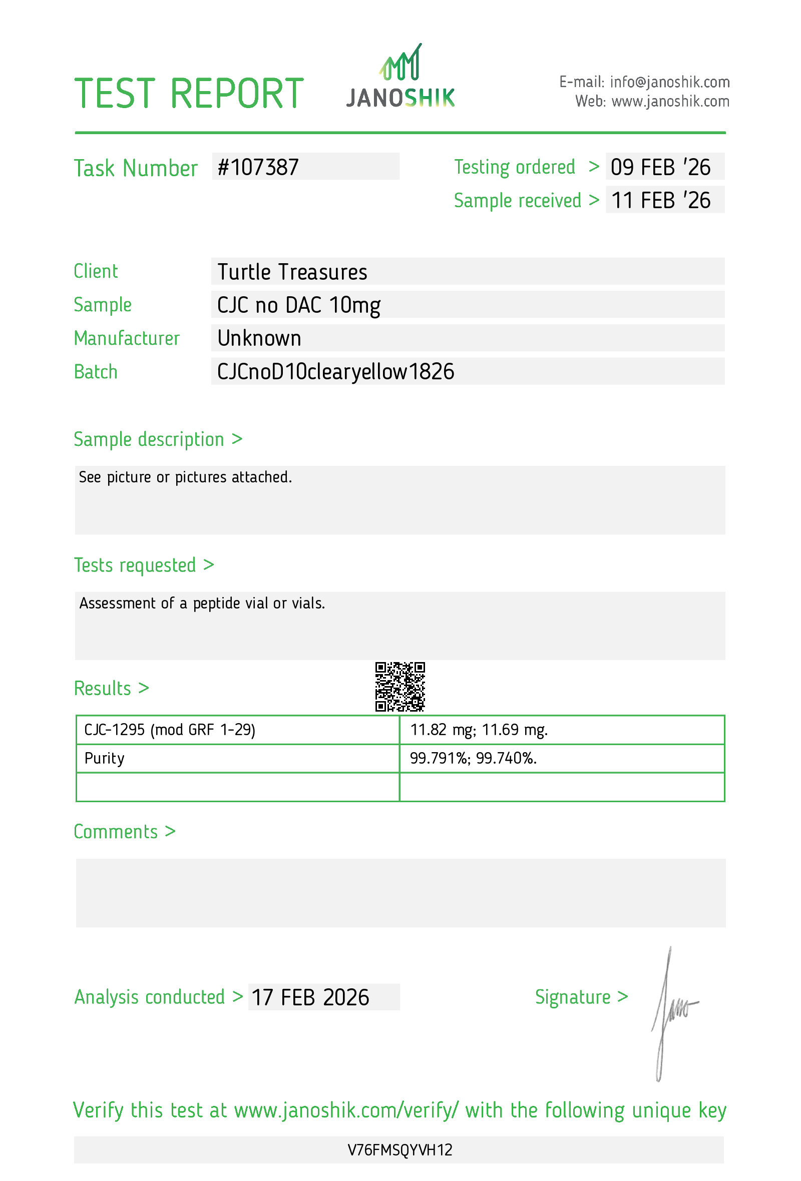 CJC-1295 ND CoA Page 1